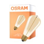 Osram Vintage 1906 LED E27 Special Włókno Przezroczysty Edison 2.2W 120lm - 827 Bardzo Ciepła Biel | Zamienne 15W