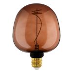 Eglo LED Globe E27 Włókno Złoty 4W 40lm - 820 Bardzo Ciepła Biel | Ściemnianie - Zamienne 15W